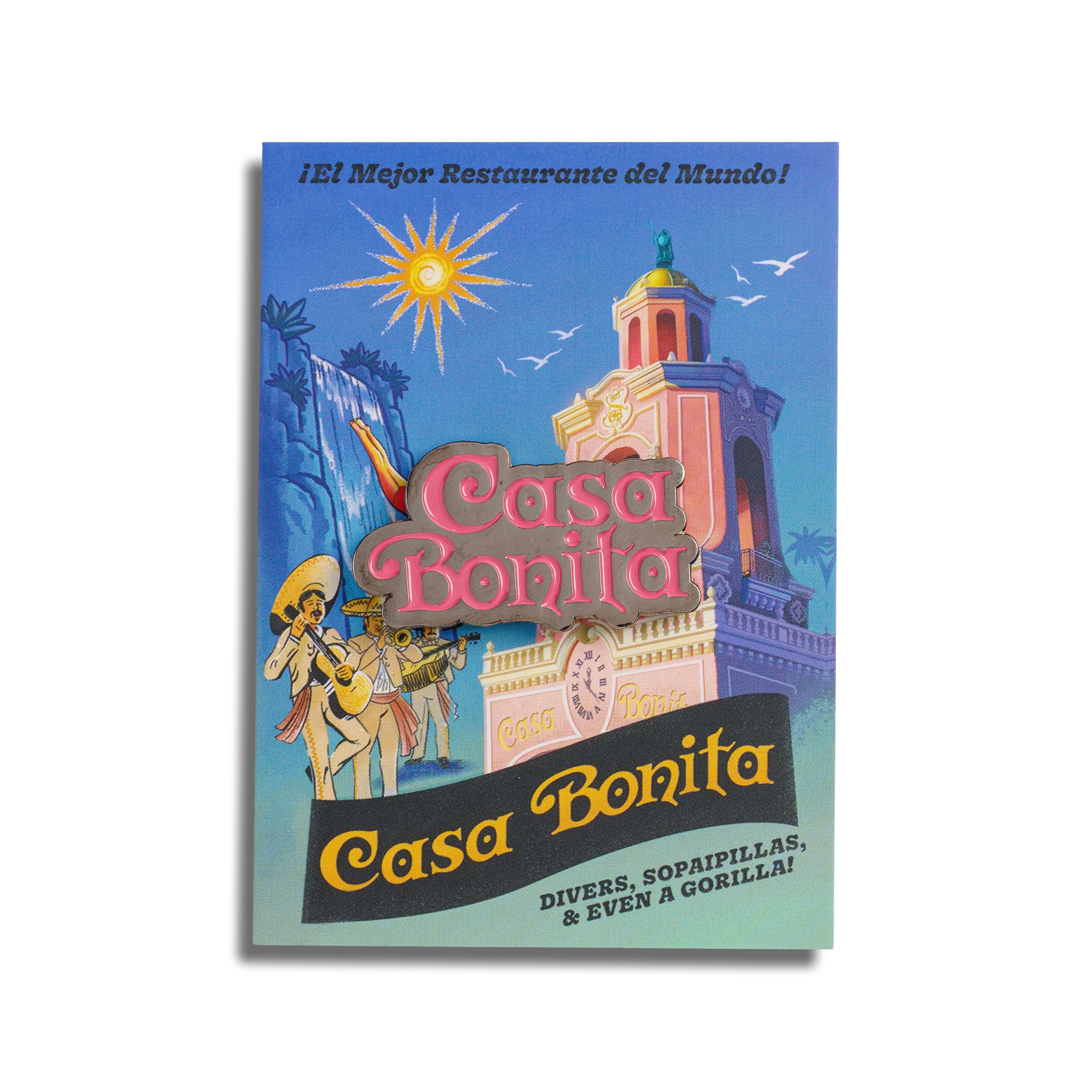 Casa Bonita Logo Enamel Pin