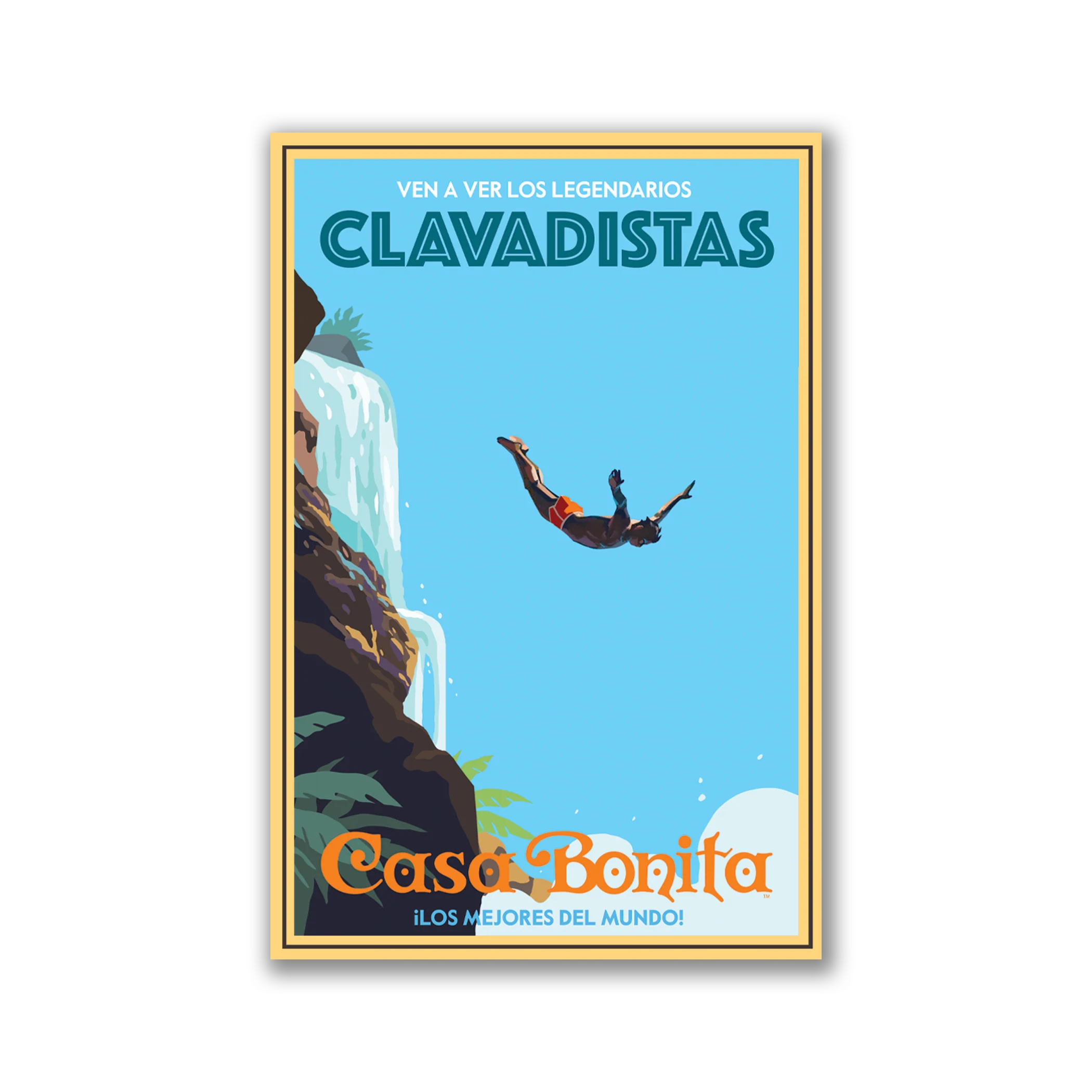 Casa Bonita Los Clavadistas Sticker