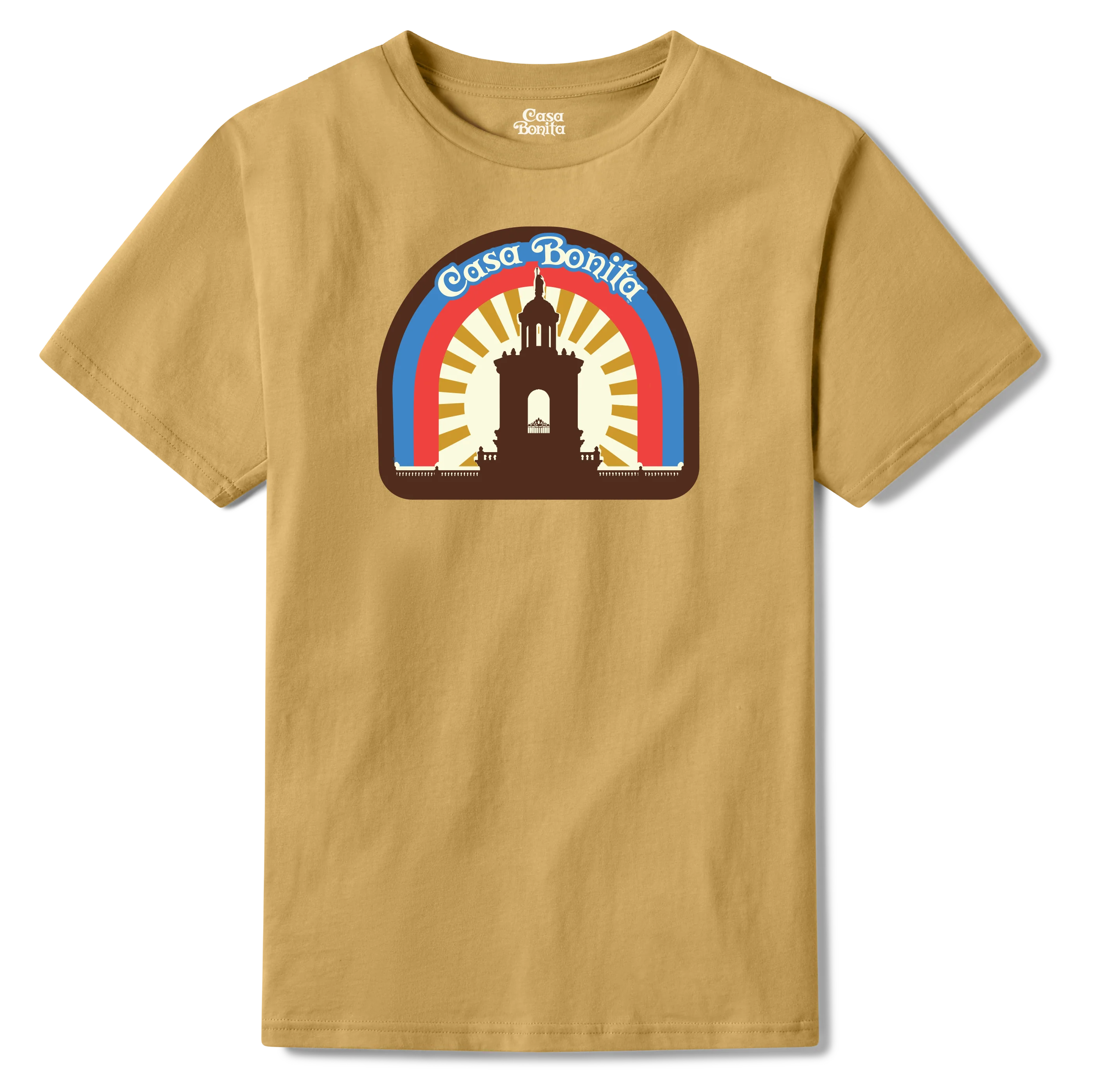 Casa Bonita Mustard Sunrise Tower T-Shirt