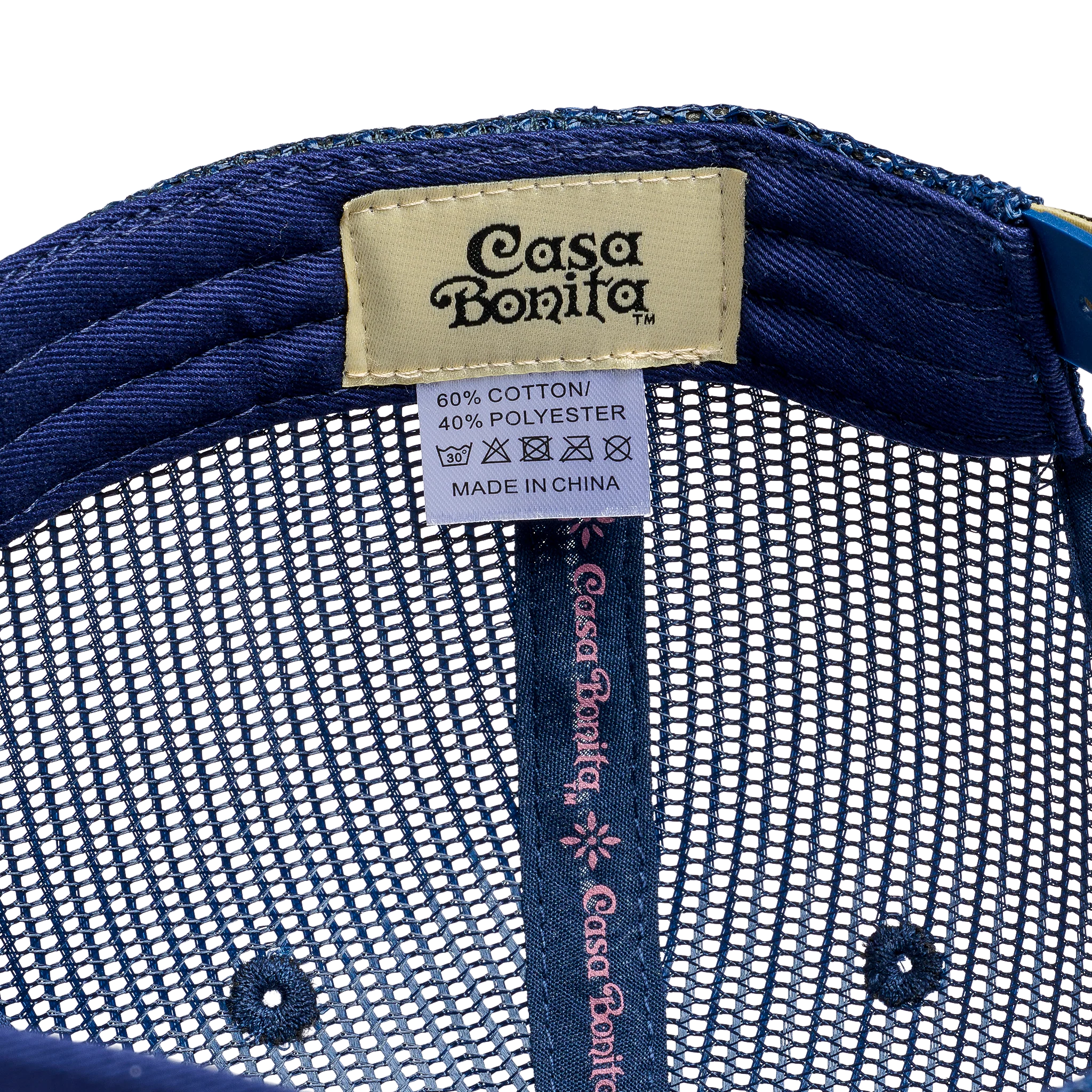Casa Bonita Navy Mi Amor Trucker Hat - Image 4