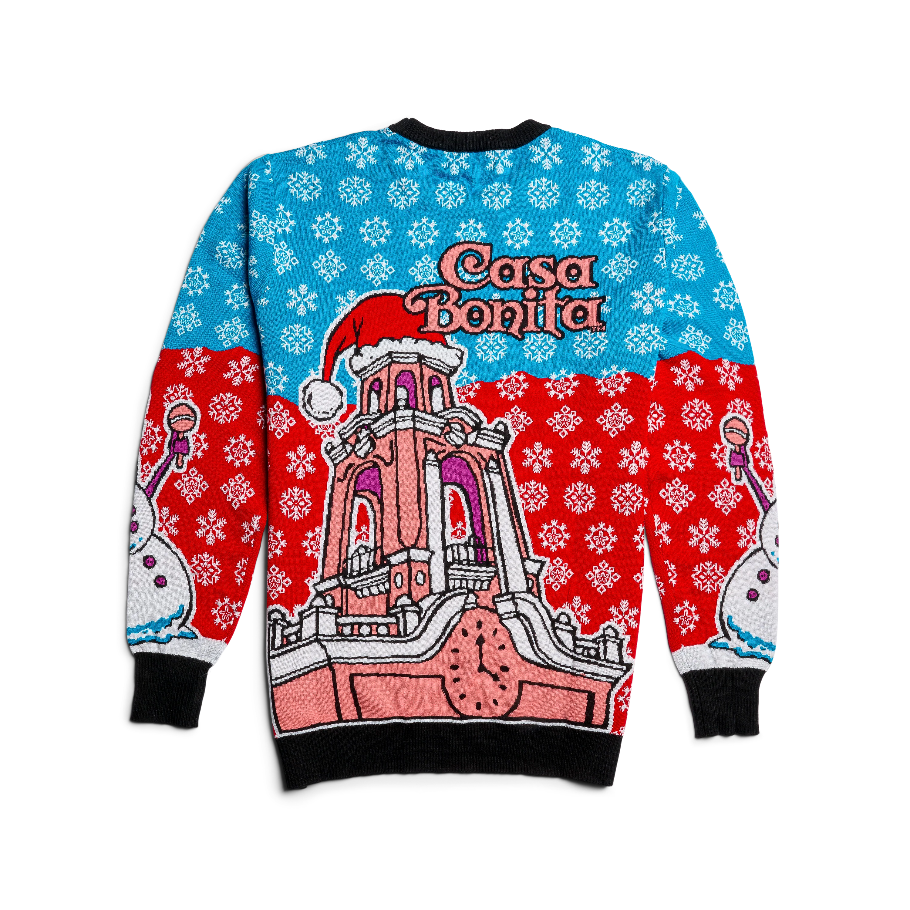 Casa Bonita Snowy Tower Ugly Christmas Sweater - Image 2